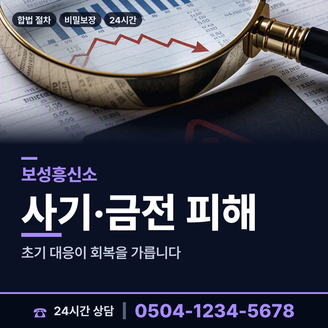 보성 문덕면 피해자모임 상담 안내